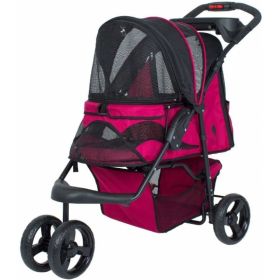 Petique Durable Pet Stroller Razzberry - 1 count