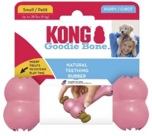 KONG Puppy Goodie Bone Teething Chew Toy for Puppies