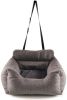 Paw PupProtector Memory Foam Dog Car Bed Gray Single Seat