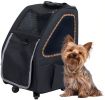 Petique 5-in-1 Pet Carrier for Dogs Cats and Small Animals Sunset Strip