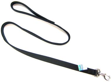 Coastal Pet Double Nylon Lead for Dogs Black (Option: Medium - 1 count Coastal Pet Double Nylon Lead for Dogs Black)