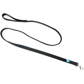 Coastal Pet Double Nylon Lead for Dogs Black (Option: Large - 1 count Coastal Pet Double Nylon Lead for Dogs Black)