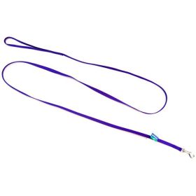 Coastal Pet Single Nylon Lead Purple (Option: 6 feet x 3/8"W Coastal Pet Single Nylon Lead Purple)