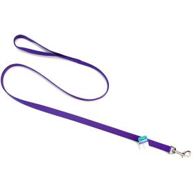 Coastal Pet Single Nylon Lead Purple (Option: 4 feet x 5/8"W Coastal Pet Single Nylon Lead Purple)