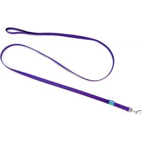 Coastal Pet Single Nylon Lead Purple (Option: 6 feet x 5/8"W Coastal Pet Single Nylon Lead Purple)