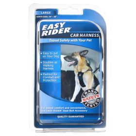 Coastal Pet Easy Rider Car Harness for Dogs Black (Option: Large - 1 count Coastal Pet Easy Rider Car Harness for Dogs Black)