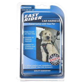 Coastal Pet Easy Rider Car Harness for Dogs Black (Option: Medium - 1 count Coastal Pet Easy Rider Car Harness for Dogs Black)