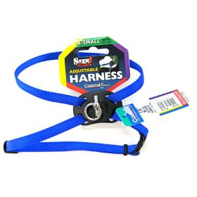 Coastal Pet Size Right Nylon Adjustable Pet Harness Blue (Option: X-Small - 1 count Coastal Pet Size Right Nylon Adjustable Pet Harness Blue)