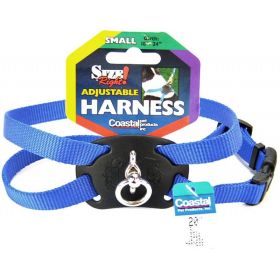 Coastal Pet Size Right Nylon Adjustable Pet Harness Blue (Option: Small - 1 count Coastal Pet Size Right Nylon Adjustable Pet Harness Blue)