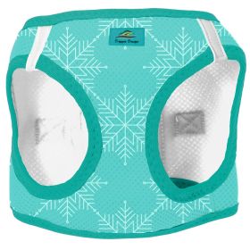 American River Choke Free Dog Harness Holiday Collection (Color: Snowflake, size: XX-Small)