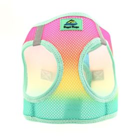 American River Choke Free Dog Harness Ombre Collection (Color: Beach Party, size: XX-Small)