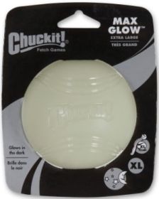 Chuckit Max Glow Ball for Dogs (Option: X-Large - 1 count Chuckit Max Glow Ball for Dogs)