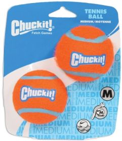 Chuckit Tennis Balls for Dogs (Option: Medium - 2 count Chuckit Tennis Balls for Dogs)