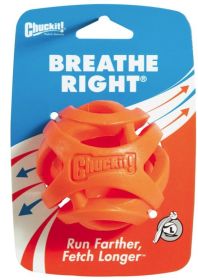 Chuckit Breathe Right Fetch Ball Dog Toy (Option: Large - 1 count Chuckit Breathe Right Fetch Ball Dog Toy)