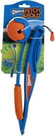 Chuckit Fetch and Fold Ball Launcher (Option: 10 count Chuckit Fetch and Fold Ball Launcher)