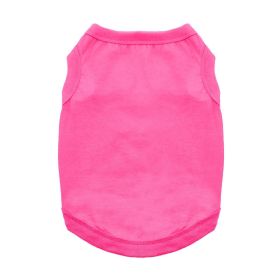 Cotton Dog Tank (Color: Raspberry Sorbet, size: X-Small)