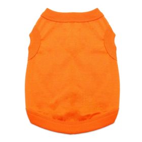 Cotton Dog Tank (Color: Sunset Orange, size: X-Small)