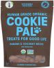 Cookie Pal Organic Dog Biscuits with Banana and Coconut