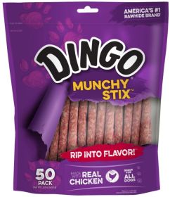 Dingo Munchy Stix with Real Chicken (Option: 50 count Dingo Munchy Stix with Real Chicken)