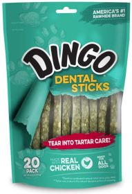 Dingo Dental Sticks for Tartar Control (Option: 20 count Dingo Dental Sticks for Tartar Control)