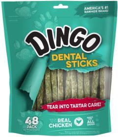 Dingo Dental Sticks for Tartar Control (Option: 48 count Dingo Dental Sticks for Tartar Control)