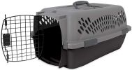 Aspen Pet Porter Heavy-Duty Pet Carrier Storm Gray and Black