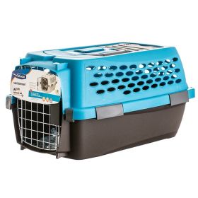 Petmate Vari Kennel Ultra Breeze Blue/Coffee Brown (Option: Small - 2 count Petmate Vari Kennel Ultra Breeze Blue/Coffee Brown)