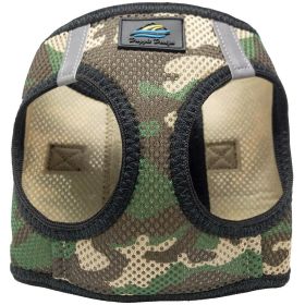 American River Choke Free Dog Harness Camouflage Collection (Color: Green Camo, size: large)