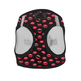 American River Choke Free Dog Harness Holiday Collection (Color: Vampire Kisses, size: large)