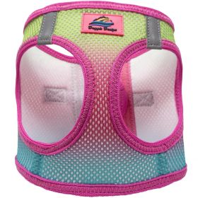 American River Choke Free Dog Harness Ombre Collection (Color: Cotton Candy, size: large)