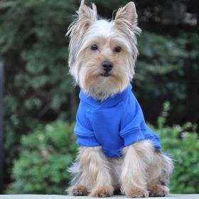 Flex-Fit Dog Hoodie (Color: Blue, size: X-Large)