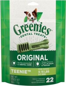 Greenies Teenie Dental Dog Treats (Option: 22 count Greenies Teenie Dental Dog Treats)