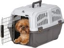 MidWest Skudo Travel Carrier Gray Plastic Dog Carrier