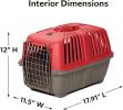 MidWest Spree Pet Carrier Red Plastic Dog Carrier