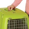 MidWest Spree Pet Carrier Green Plastic Dog Carrier