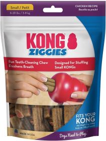 KONG Ziggies Chicken Recipe Teeth Cleaning Small Dog Treats (Option: 7 oz KONG Ziggies Chicken Recipe Teeth Cleaning Small Dog Treats)