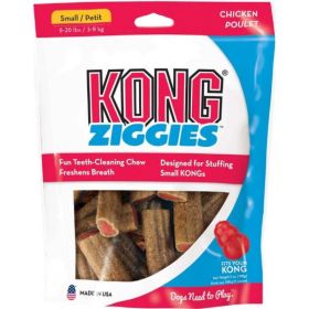 KONG Ziggies Chicken Recipe Teeth Cleaning Small Dog Treats (Option: 45 oz KONG Ziggies Chicken Recipe Teeth Cleaning Small Dog Treats)