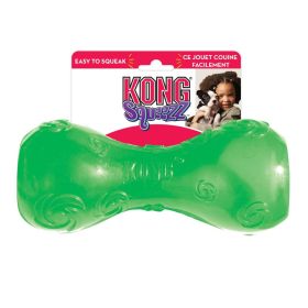 KONG Squeezz Dumbbell Squeaker Dog Toy (Option: Large - 1 count KONG Squeezz Dumbbell Squeaker Dog Toy)