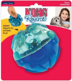 KONG Rewards Treat Dispenser Ball Large Dog Toy (Option: 1 count KONG Rewards Treat Dispenser Ball Large Dog Toy)