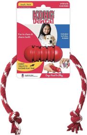 KONG Dental With Floss Rope Chew Toy Small (Option: 1 count KONG Dental With Floss Rope Chew Toy Small)