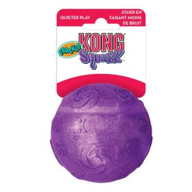 KONG Squeezz Crackle Ball Dog Toy Assorted Colors (Option: Medium - 1 count KONG Squeezz Crackle Ball Dog Toy Assorted Colors)