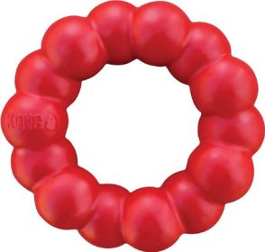 KONG Red Ring Medium/Large Chew Toy (Option: 1 count KONG Red Ring Medium/Large Chew Toy)