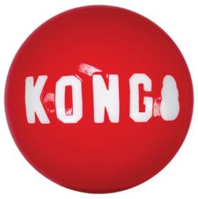 KONG Signature Ball Dog Toy Small (Option: 4 count KONG Signature Ball Dog Toy Small)