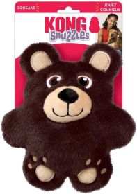 KONG Snuzzles Bear Dog Toy Medium (Option: 1 count KONG Snuzzles Bear Dog Toy Medium)