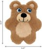 KONG Snuzzles Kiddos Teddy Bear Dog Toy Small