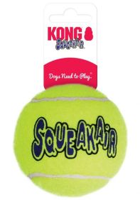 KONG Air Dog Squeaker Tennis Balls Large Dog Toy (Option: 6 count (6 x 1 ct) KONG Air Dog Squeaker Tennis Balls Large Dog Toy)