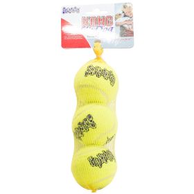 KONG Air Dog Squeaker Tennis Balls Medium Dog Toy (Option: 3 count KONG Air Dog Squeaker Tennis Balls Medium Dog Toy)