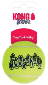 KONG Air Dog Squeaker Tennis Balls Medium Dog Toy (Option: 1 count KONG Air Dog Squeaker Tennis Balls Medium Dog Toy)