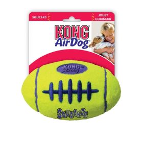 KONG Air Dog Football Squeaker (Option: Small - 1 count KONG Air Dog Football Squeaker)