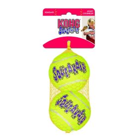 KONG Air Dog Squeaker Tennis Balls Large Dog Toy (Option: 32 count KONG Air Dog Squeaker Tennis Balls Large Dog Toy)